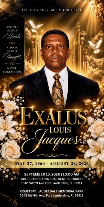 EXALUS LOUIS JACQUES 1960-2026