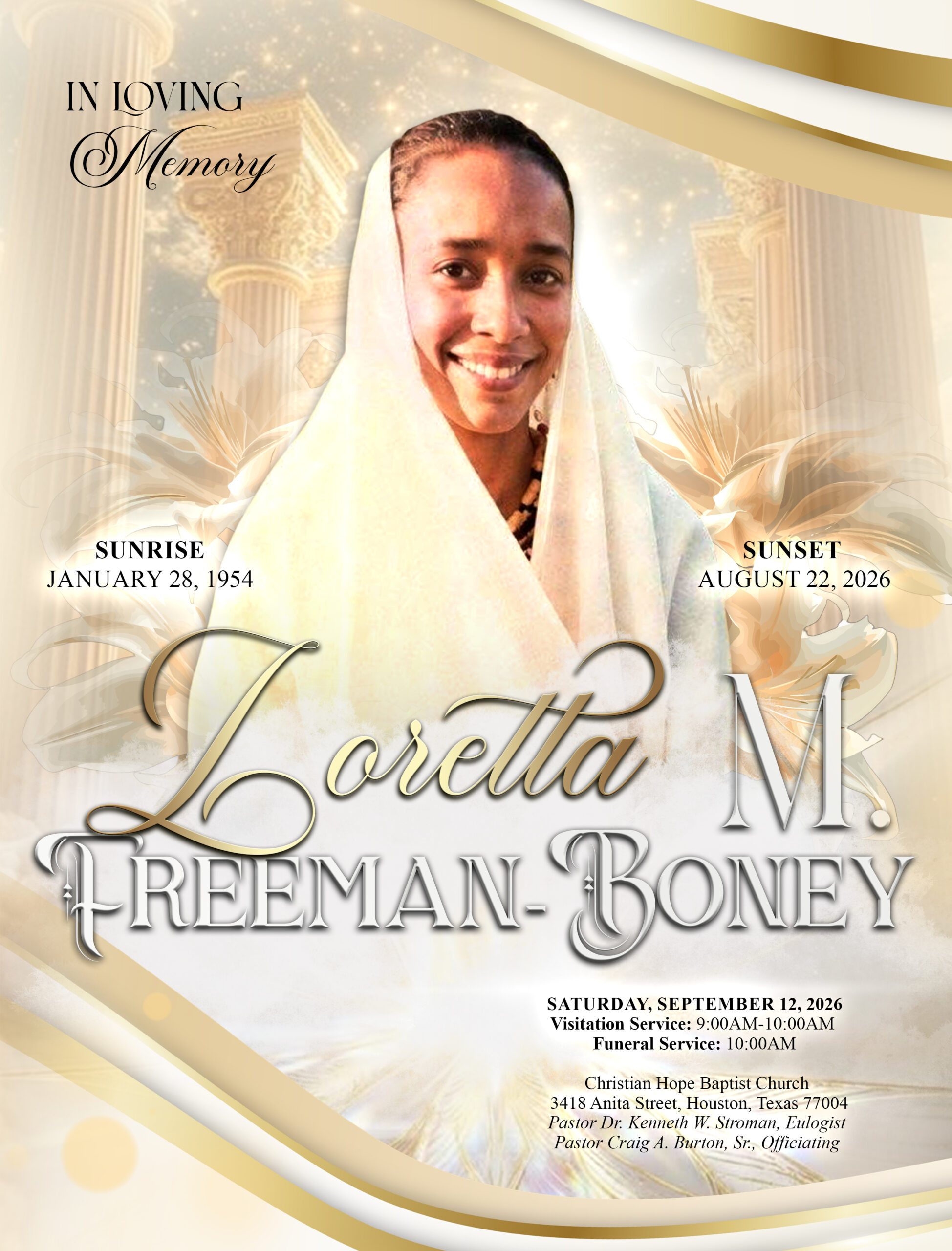 Loretta M. Boney 1954-2026