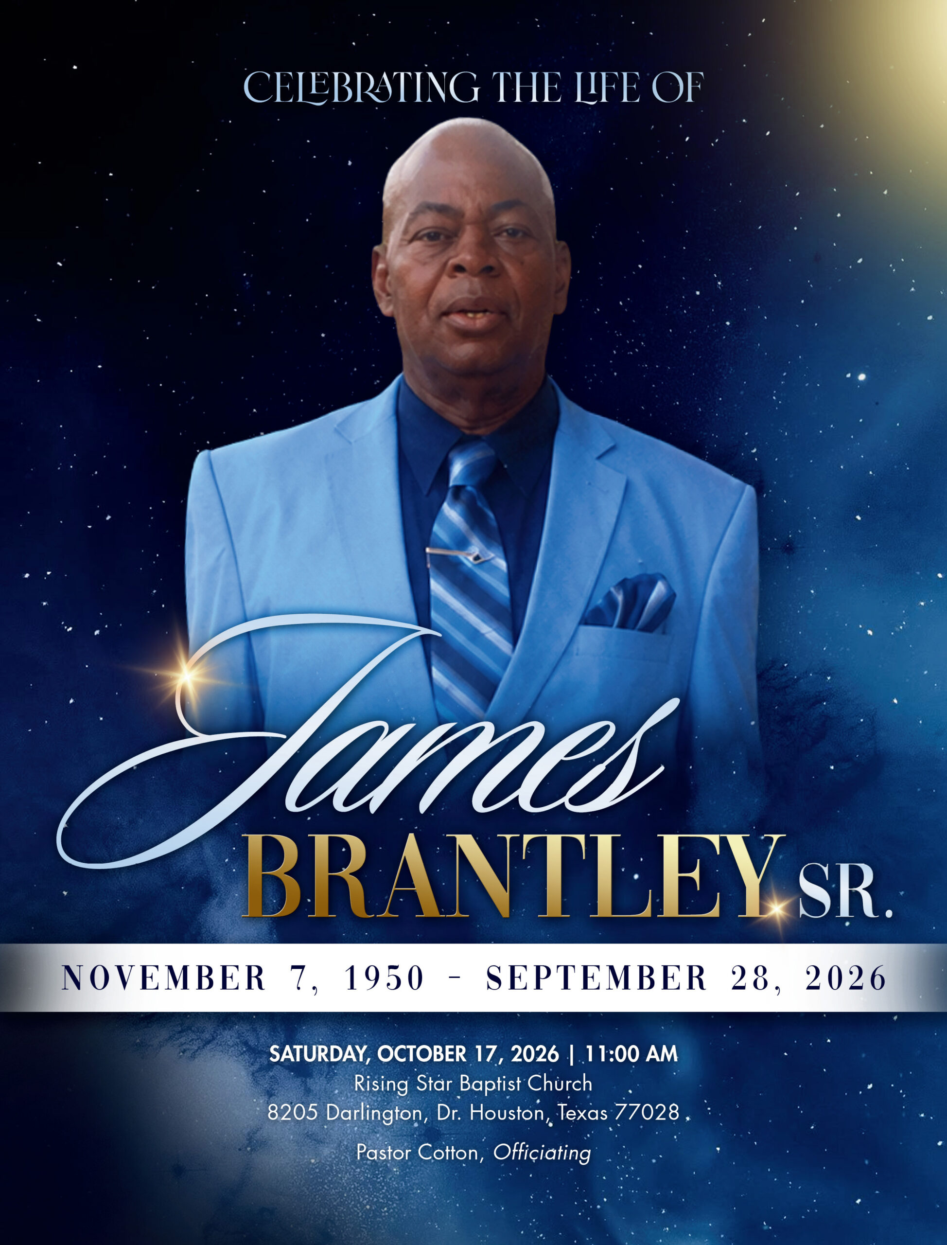 James Brantley Sr. 1950-2026