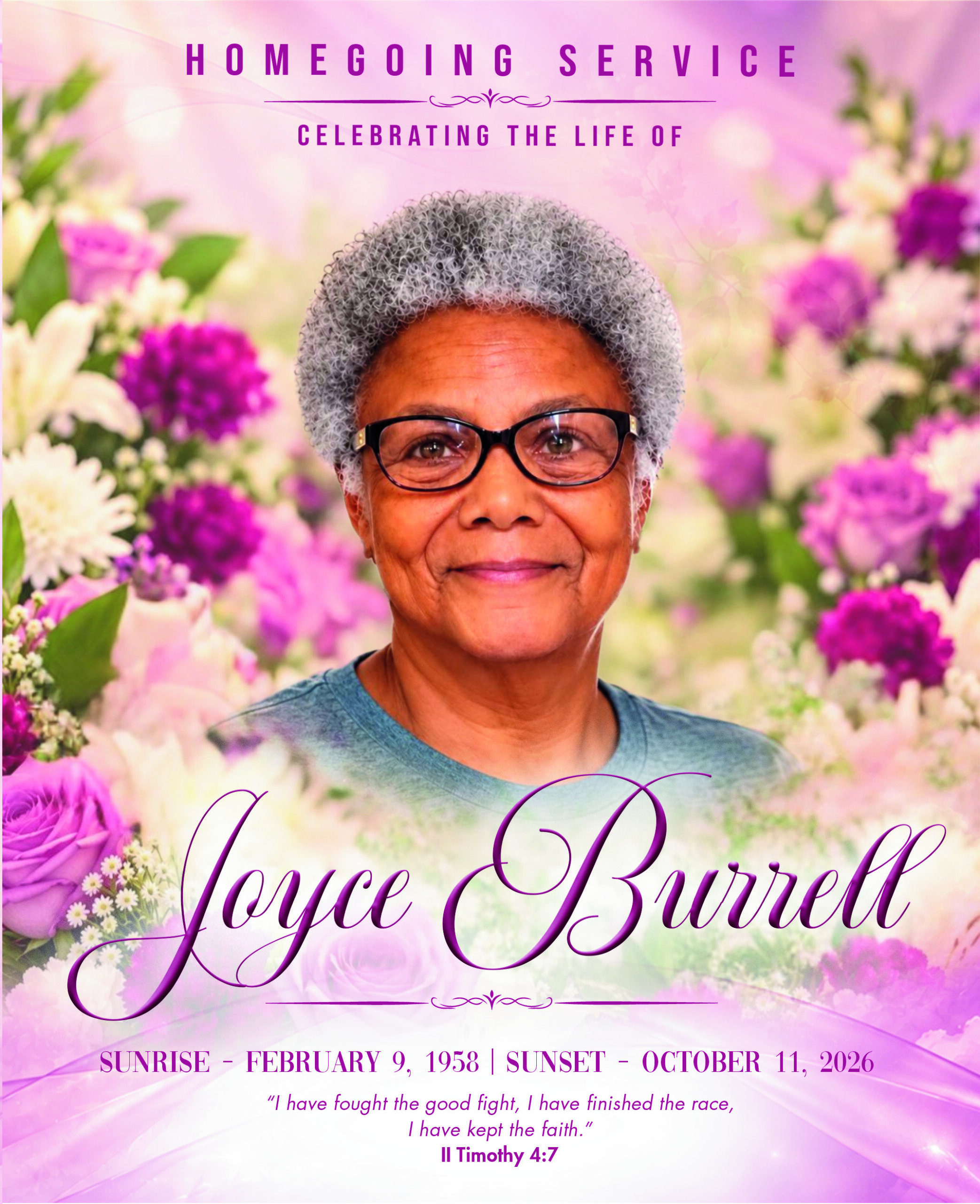 Joyce Burrell 1958 – 2026