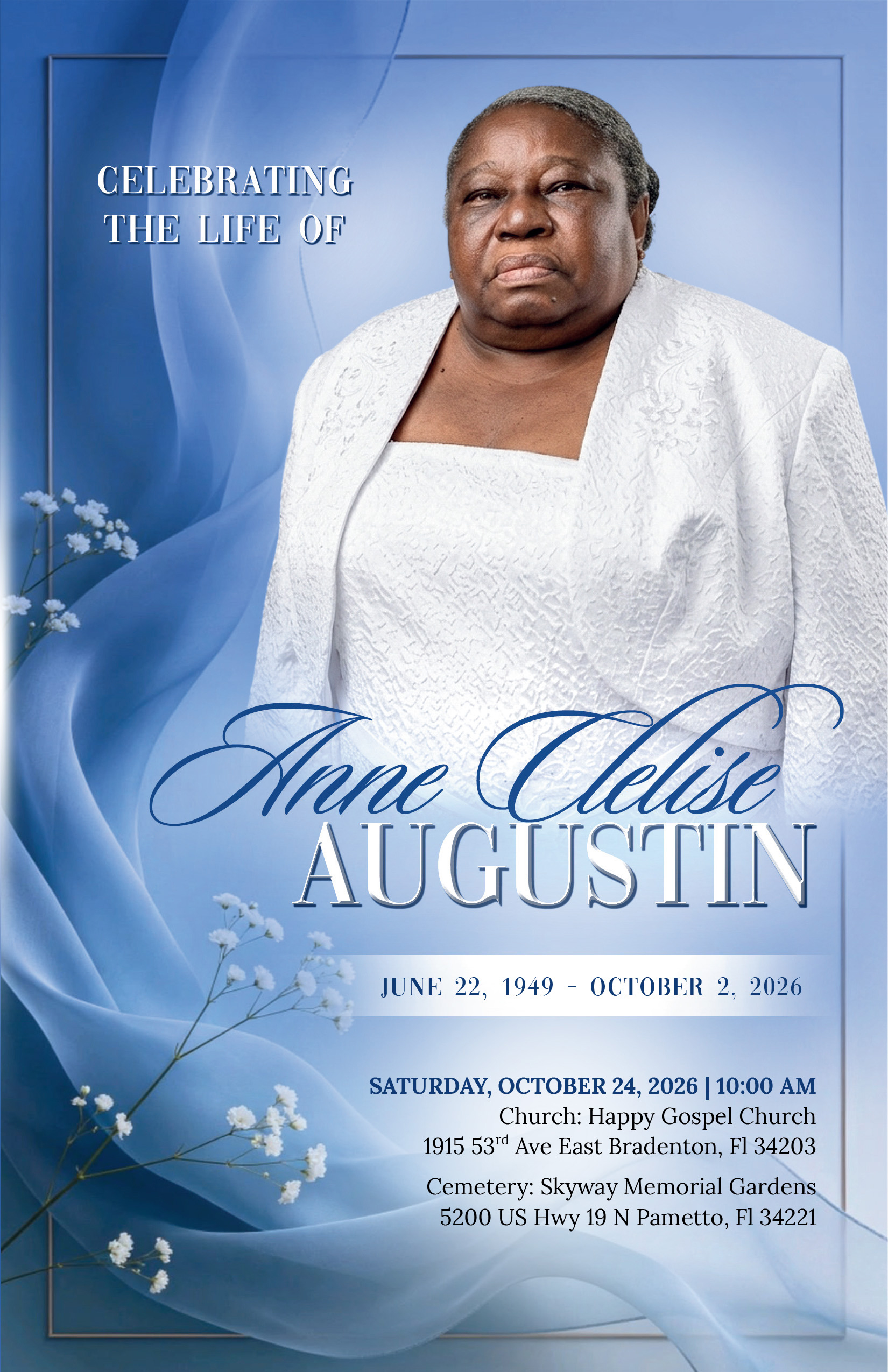 Anne Clelise Augustin 1949-2026