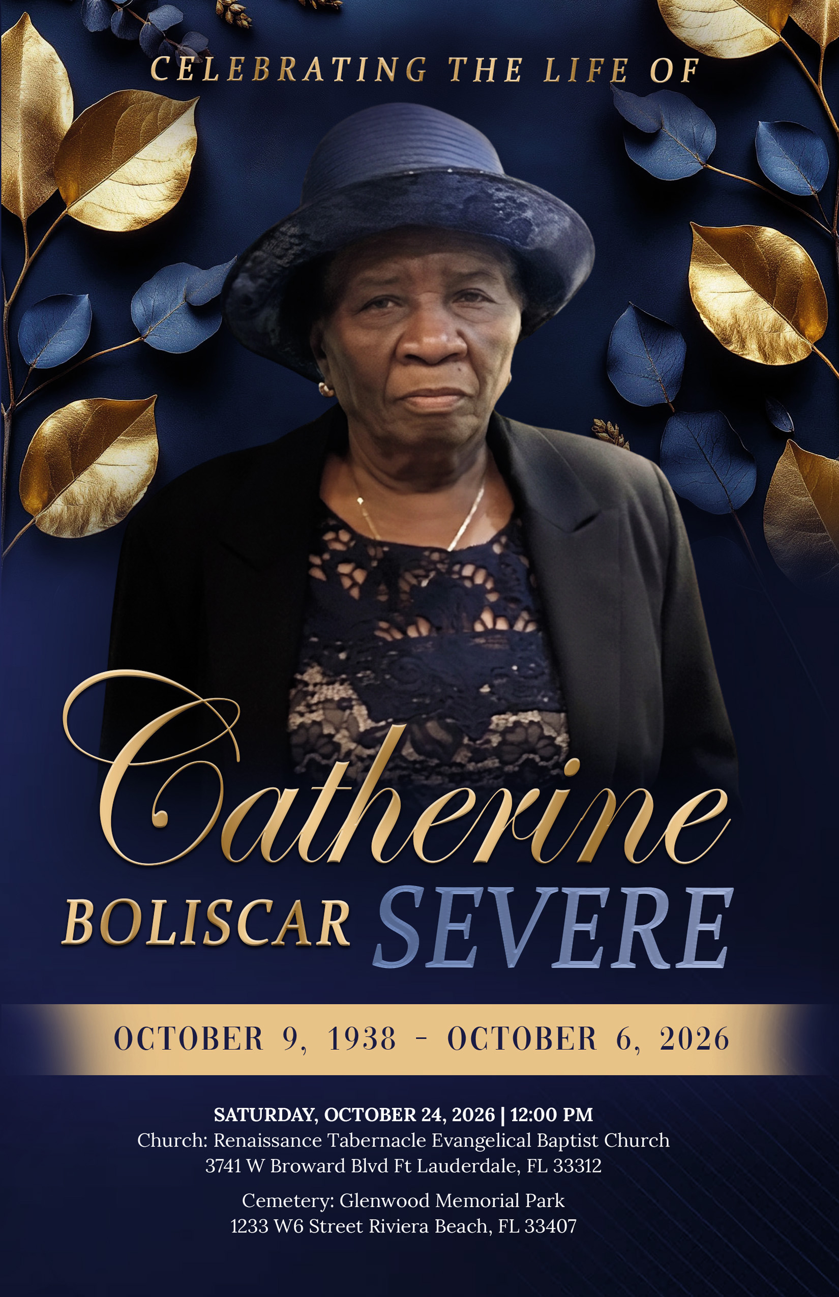 Catherine Boliscar Severe 1938-2026