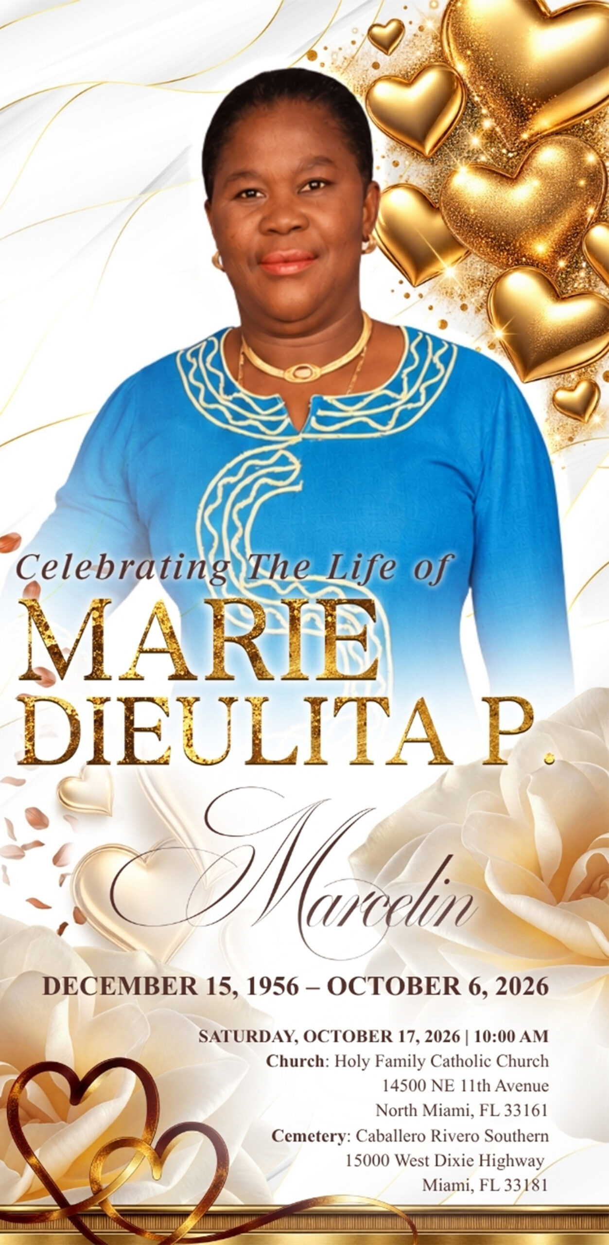 Marie Dieulita P. Marcelin 1956 – 2026