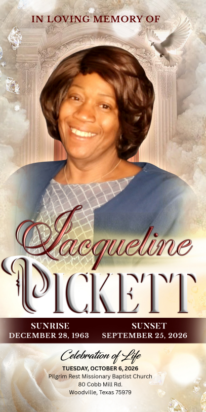 Jacqueline Pickett 1963-2026