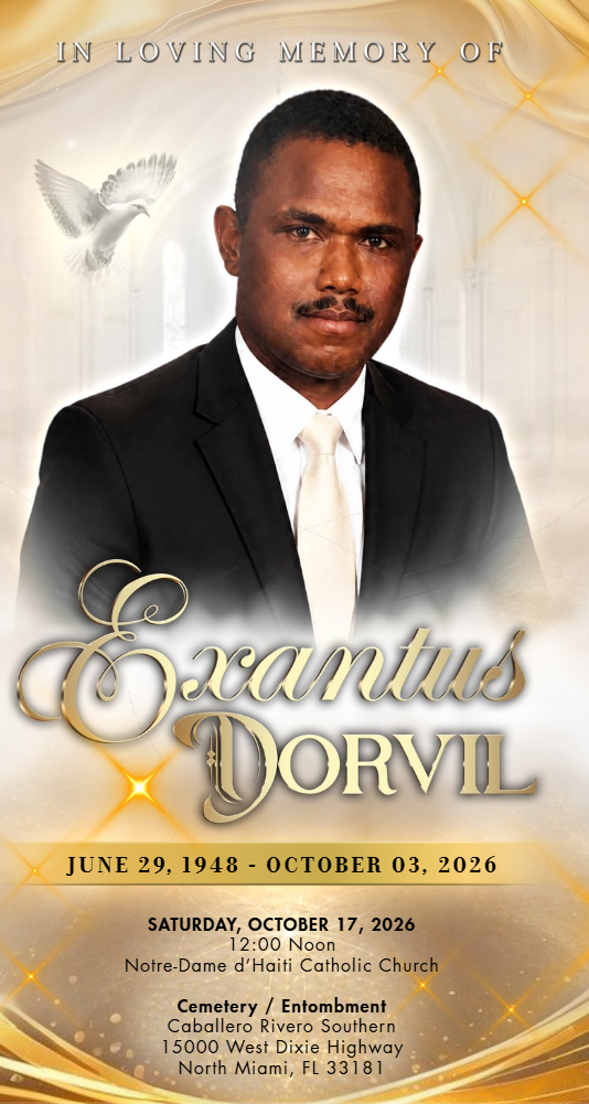 Exantus Dorvil 1948-2026