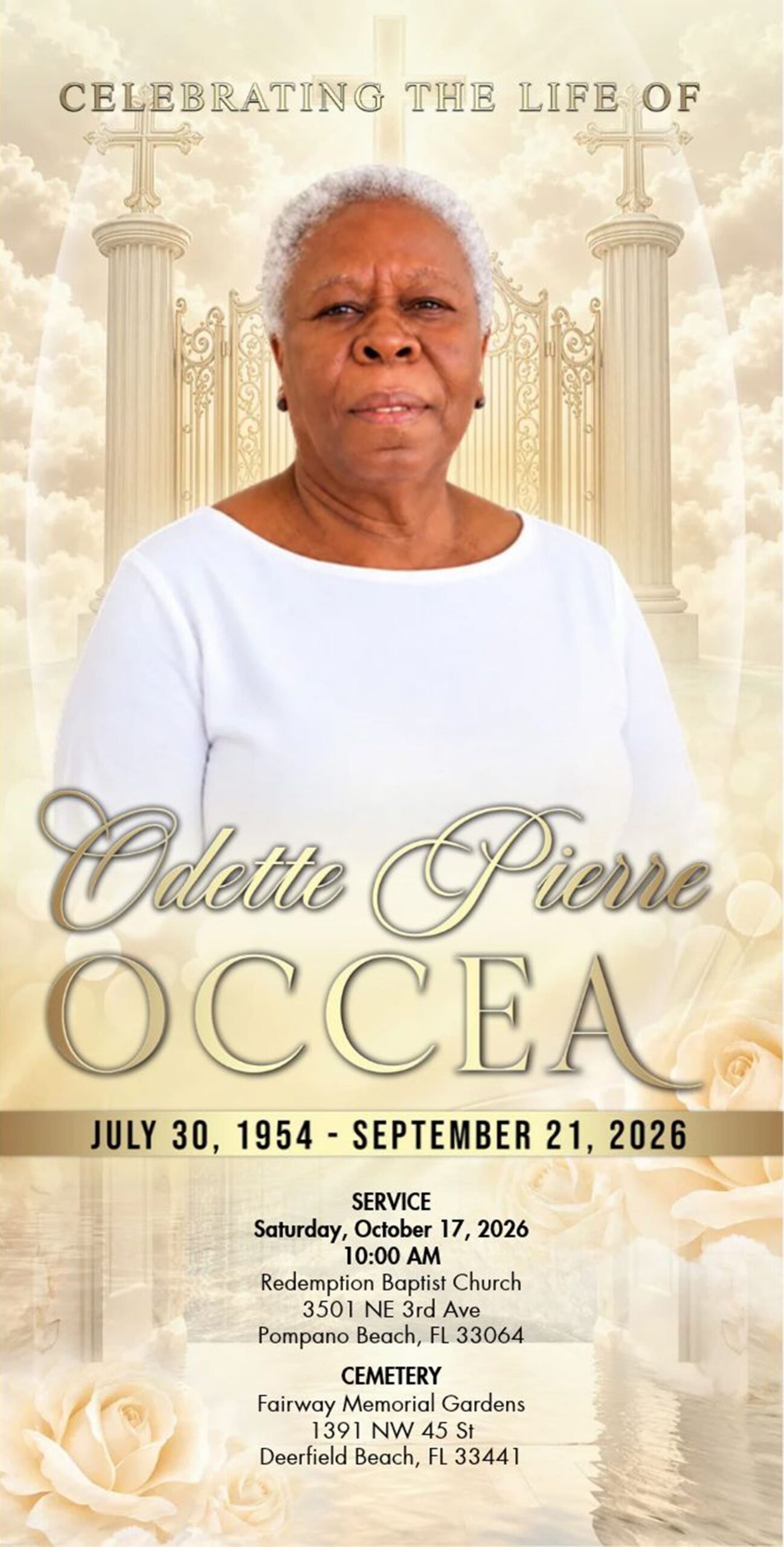 Odette Pierre Occea 1954 – 2026