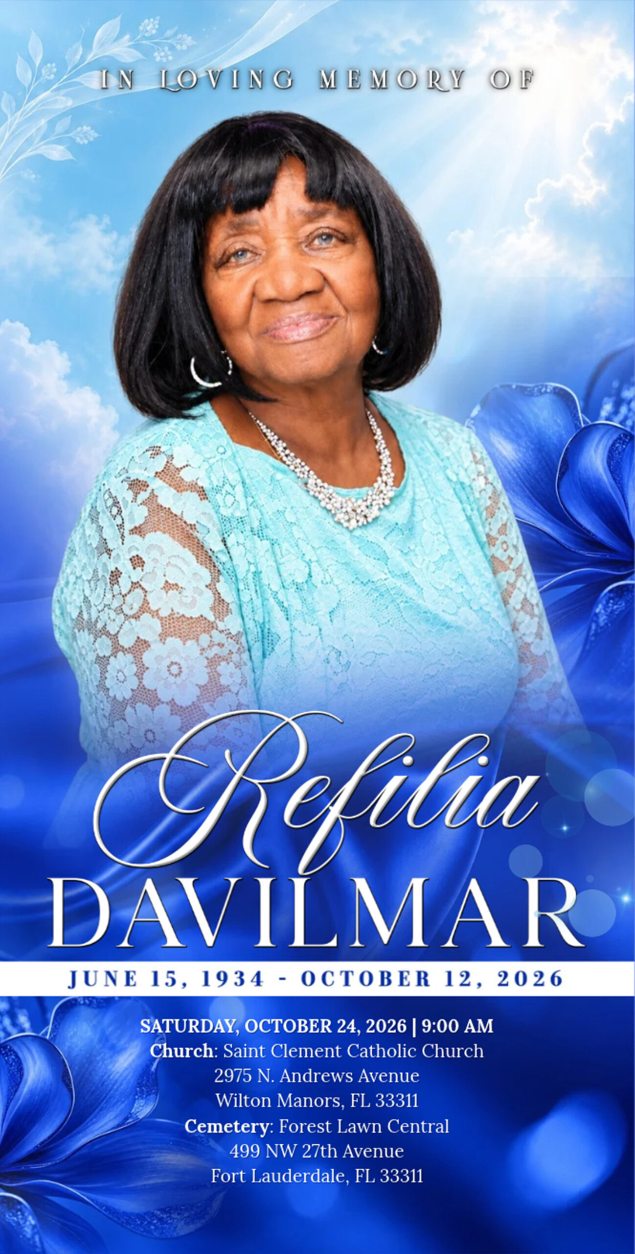 Refilia Davilmar 1934 – 2026