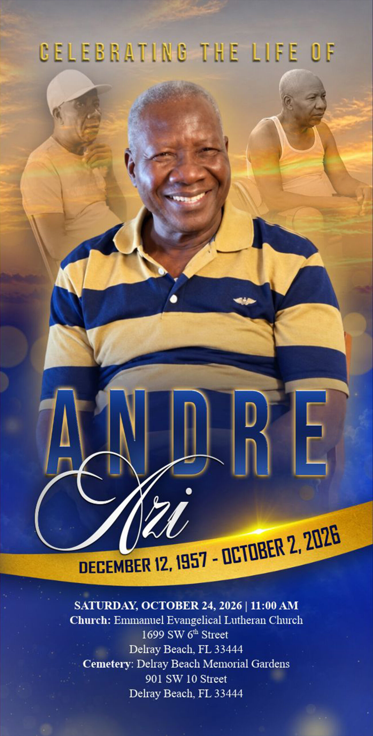 ANDRE AZI 1957 – 2026