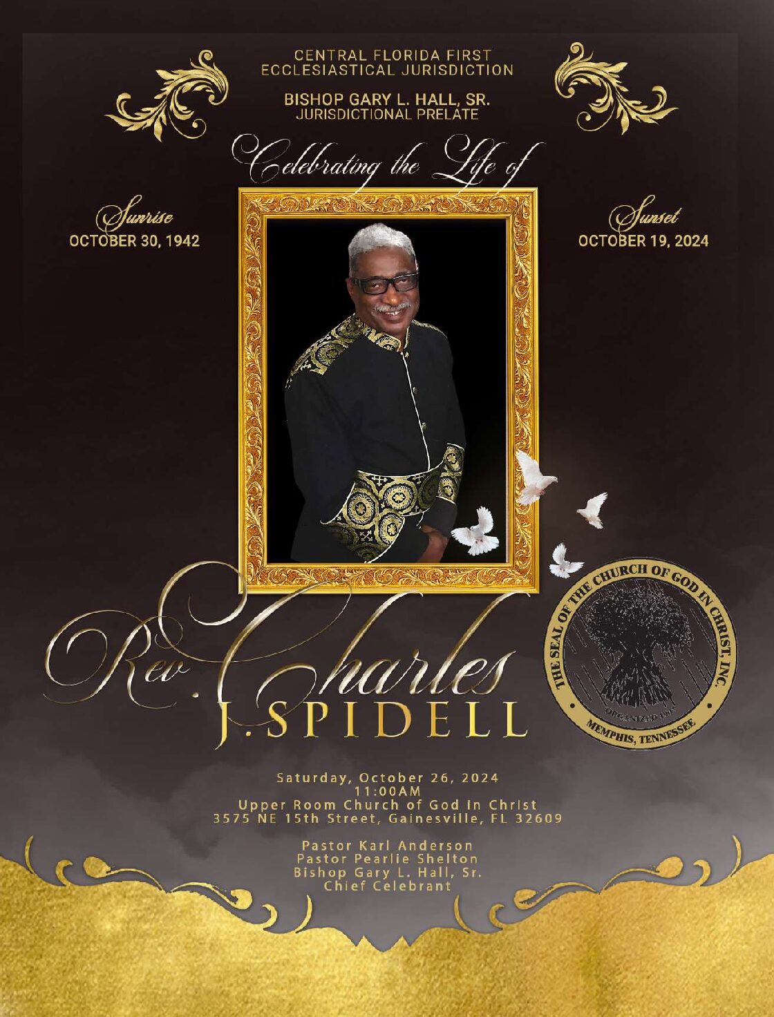 Rev. Charles Spidell 1942 – 2024