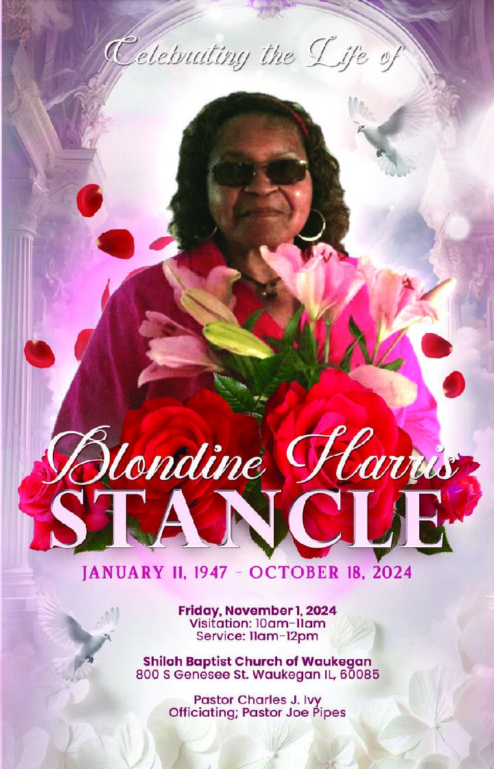 Blondine Harris Stancle 1947-2024