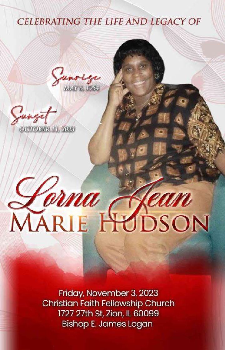 Lorna Jean Marie Hudson 1954 – 2023
