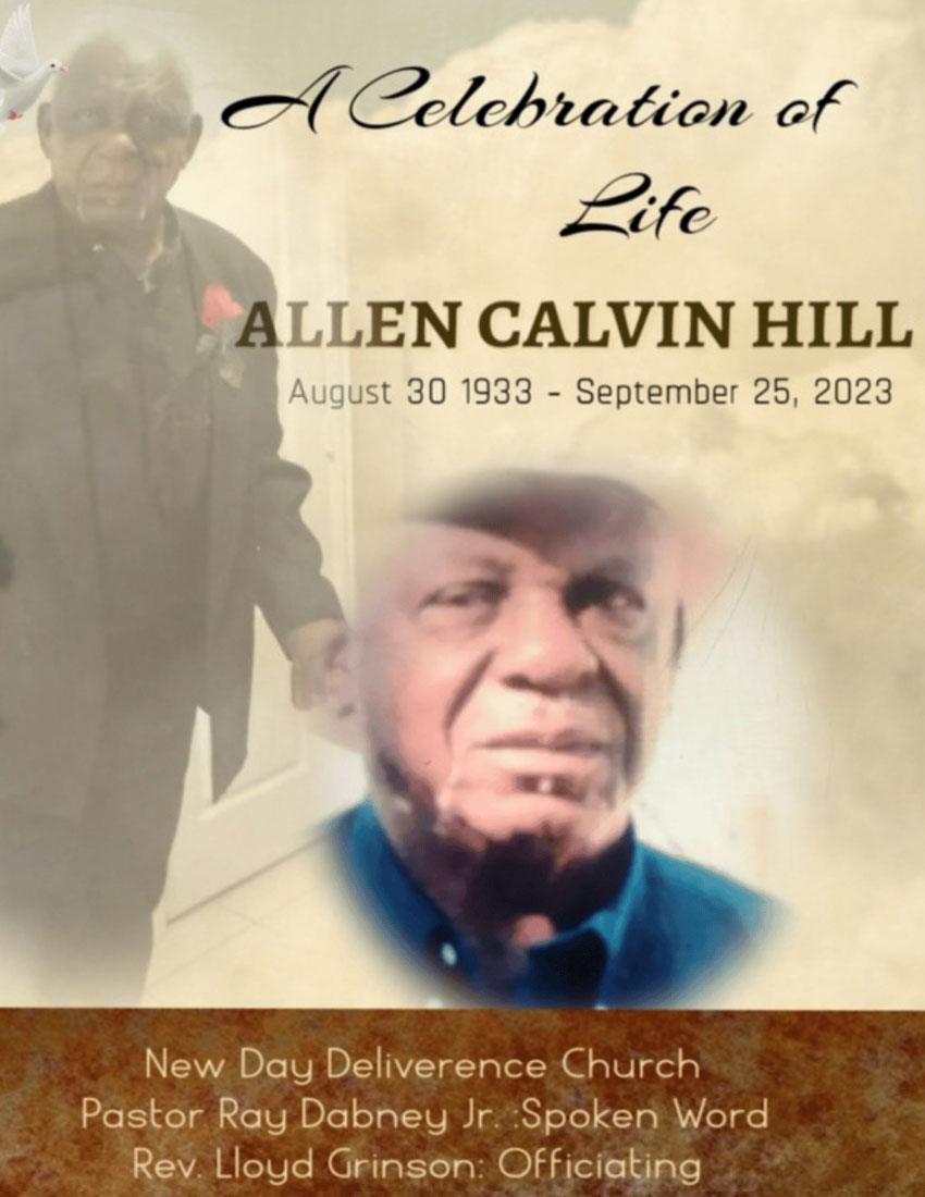 Allen Calvin Hill 1933 – 2023