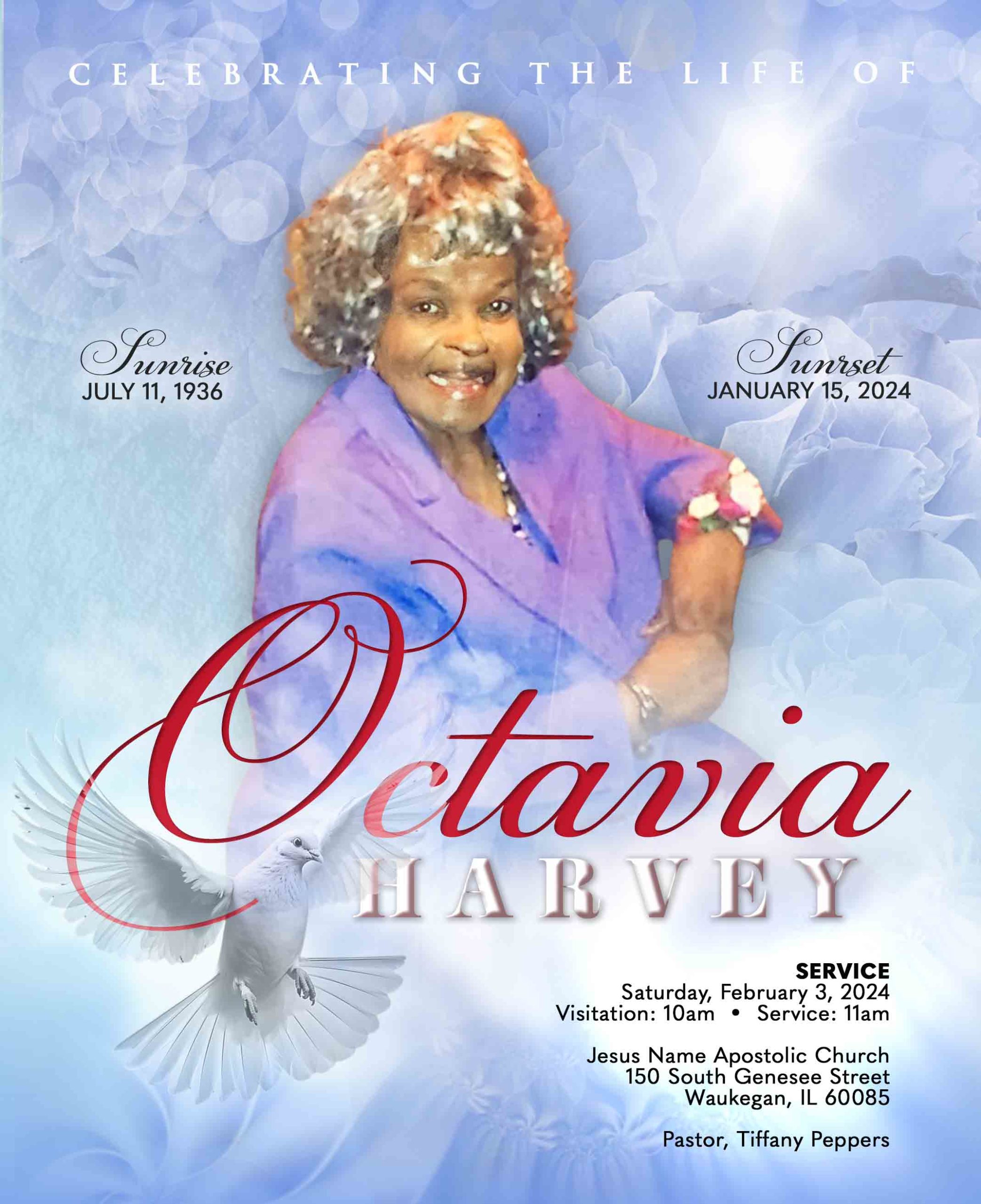Octavia Harvey 1936 – 2024