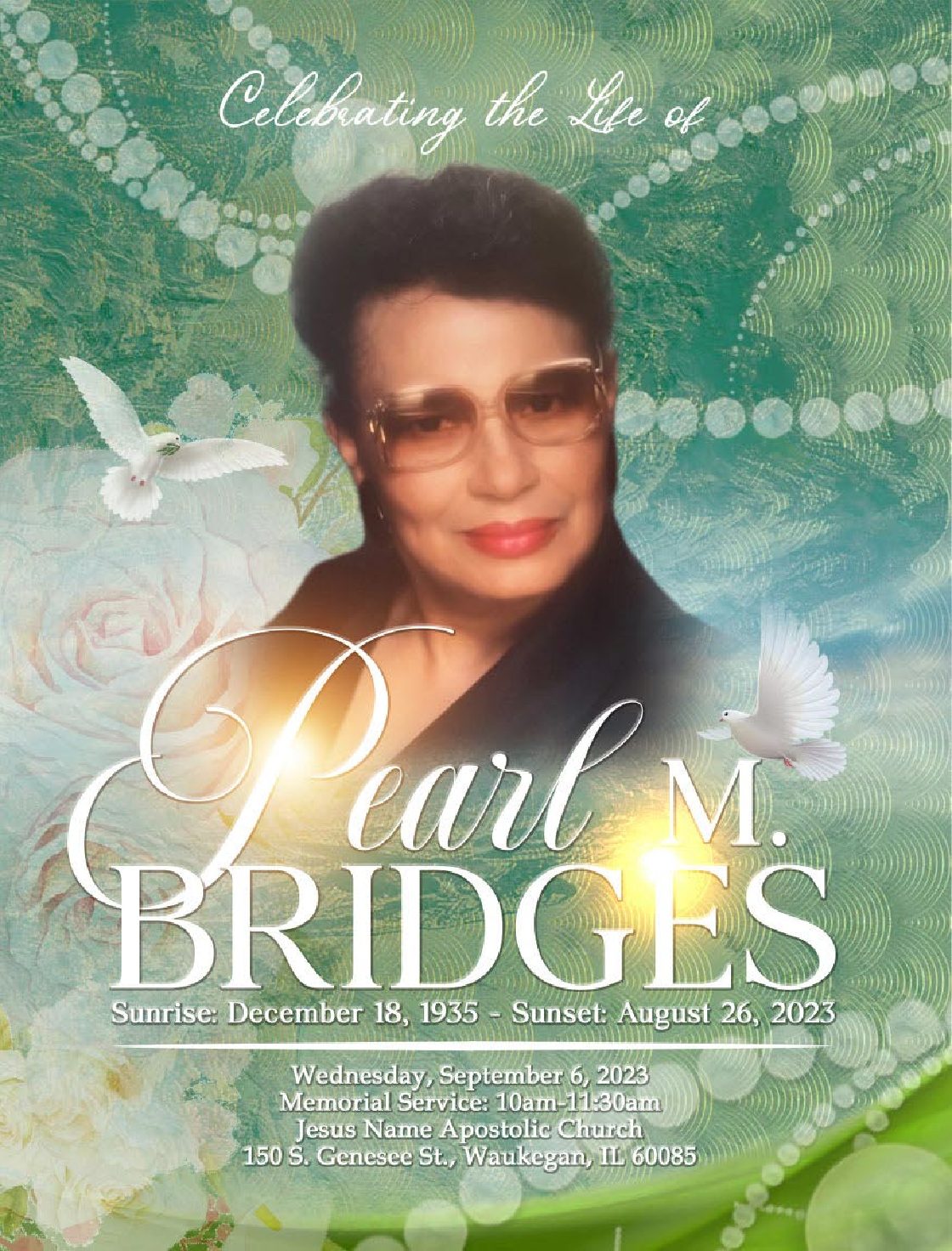 Pearl M. Bridges 1935 – 2023