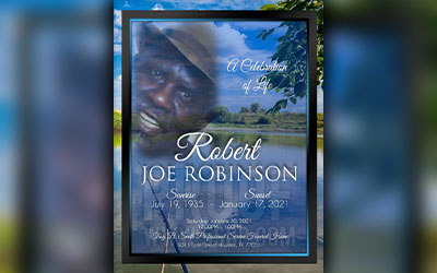 Robert Joe Robinson 1935 – 2021