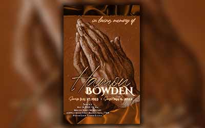 Hamon Bowden 1953 – 2022