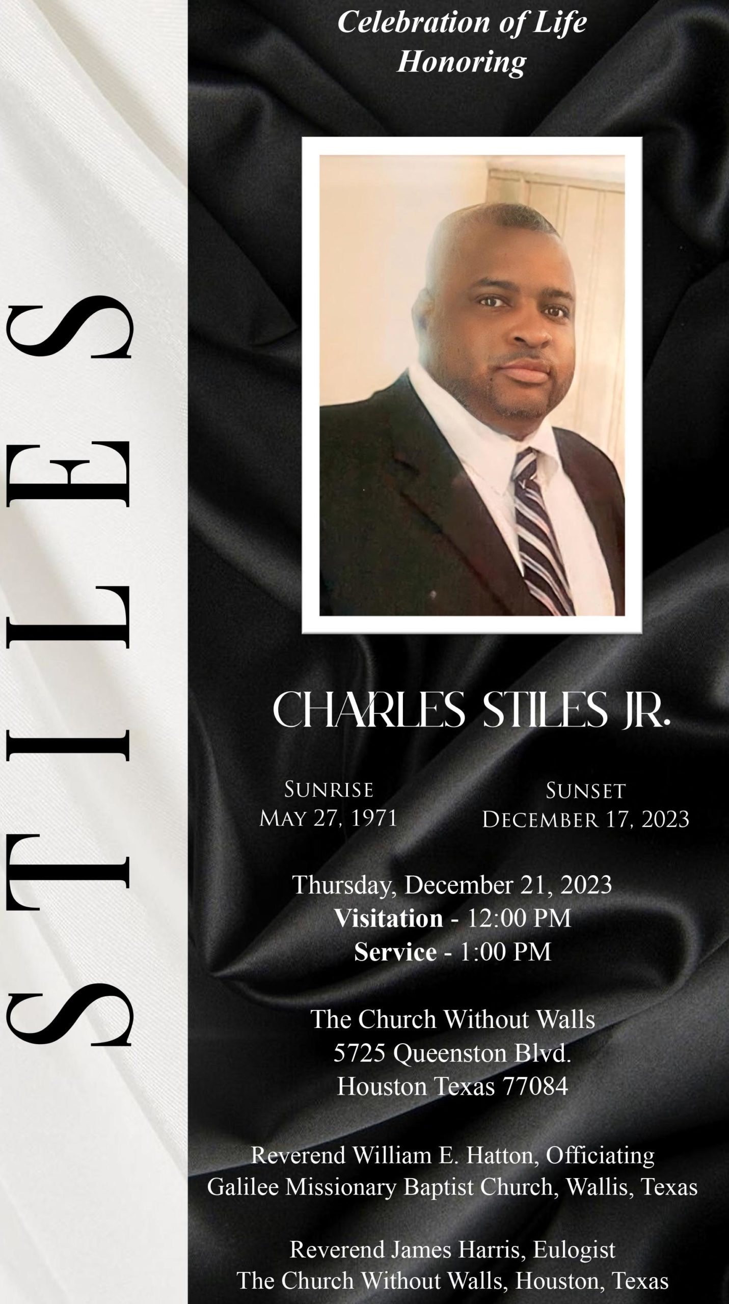 Charles Stiles Jr. 1971-2023