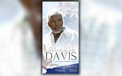 Harold John Davis Sr. 1948 – 2022