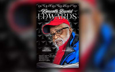 Kenneth David Edwards 1946-2022