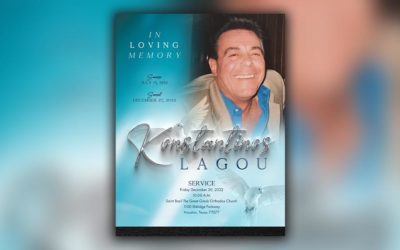 Konstantinos Lagou 1952 – 2022