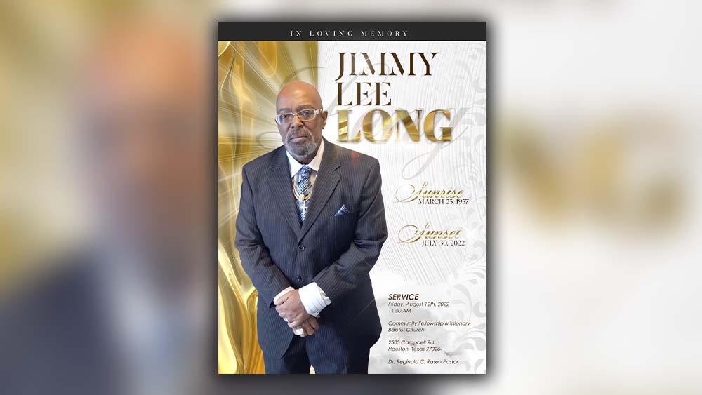 Jimmy Lee Long 1957 – 2022