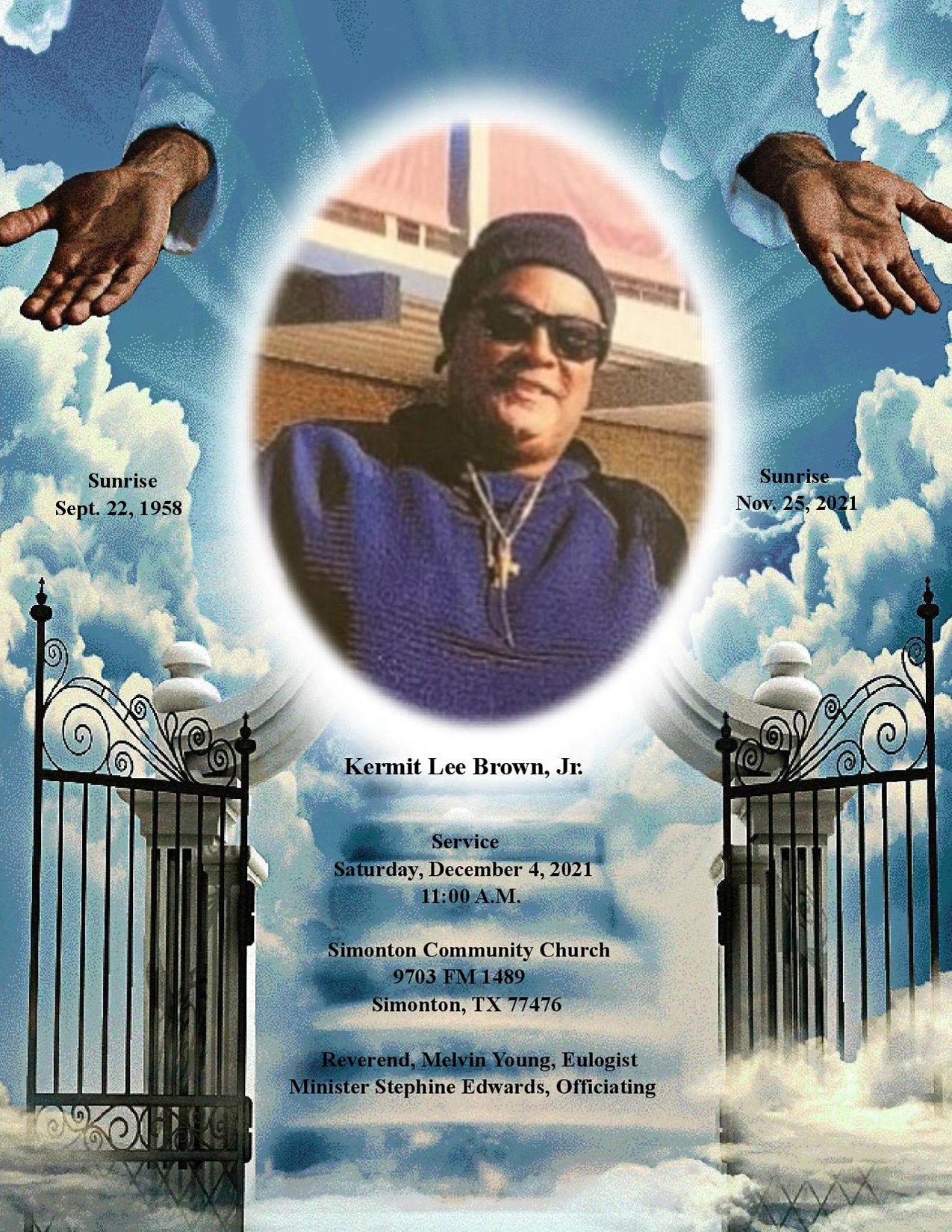 Kermit Lee Brown Jr. 1958 – 2021
