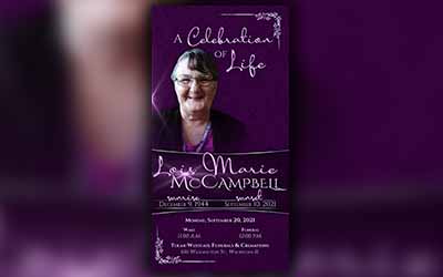 Lois Marie McCampbell 1944-2021