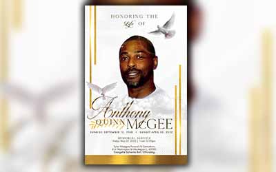 Anthony McGee 1958 – 2022