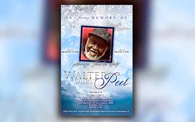 Walter Peet 1956-2022