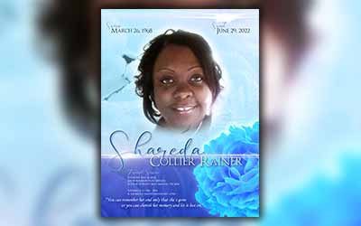 Shareda Ann Collier Rainer 1968 – 2022