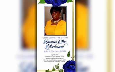 Lawana Sue Richmond 1956 – 2021
