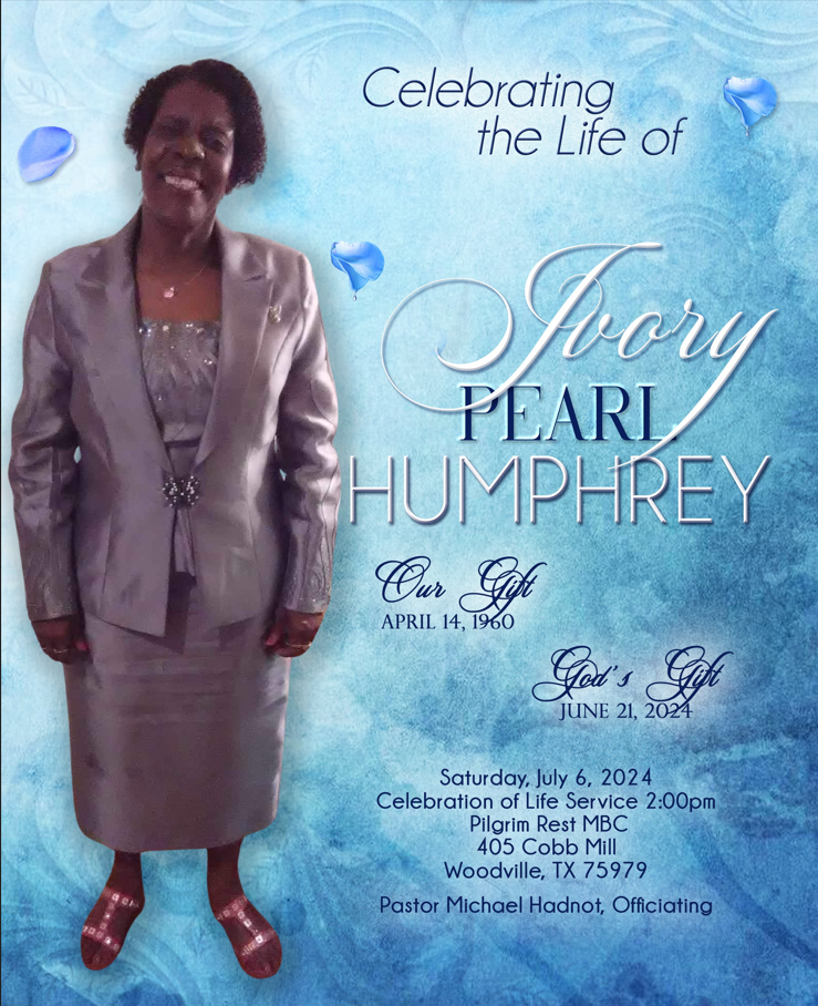 Ivory Pearl Humphrey 1960 – 2024