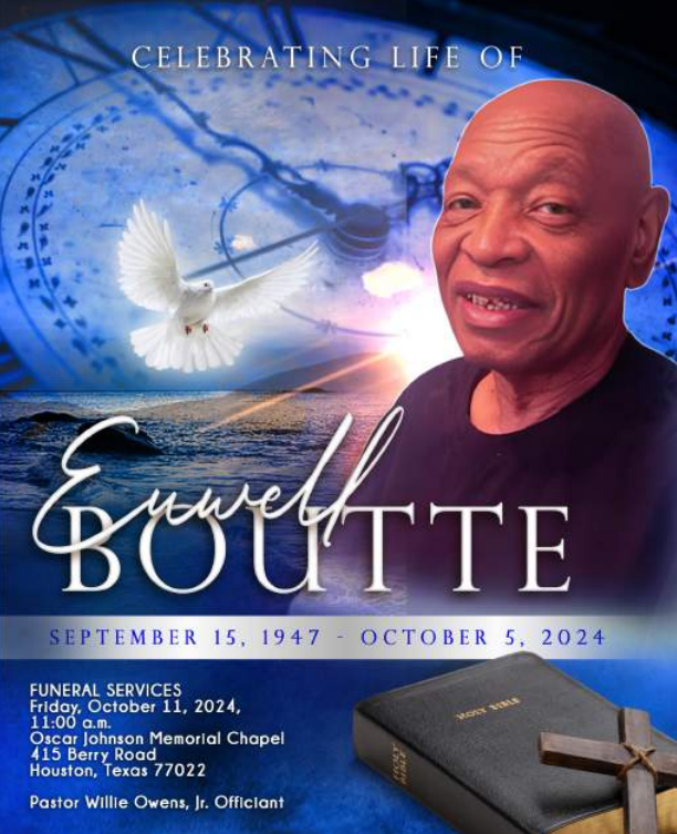 Euwell Boutte 1947 – 2024