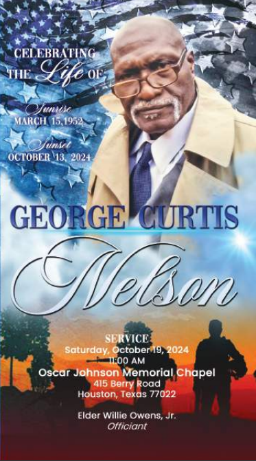 George Curtis Nelson 1952-2024