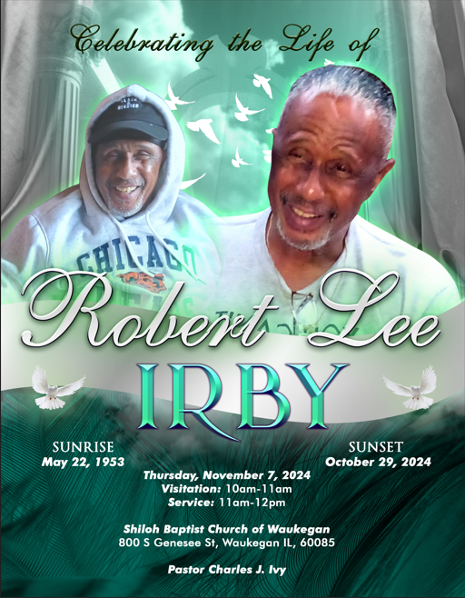 Robert Lee Irby 1953-2024