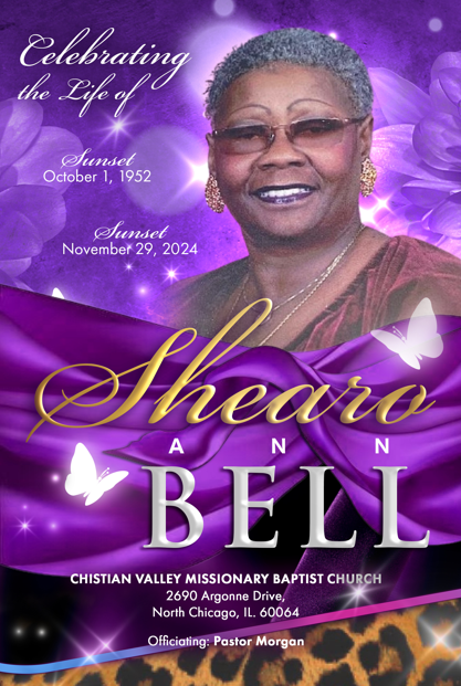 Shearo Ann Bell 1952 – 2024