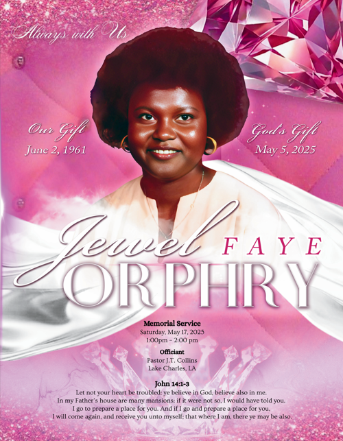 Jewel Faye Orphry 1961 – 2025