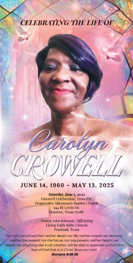 Carolyn Crowell 1960-2025