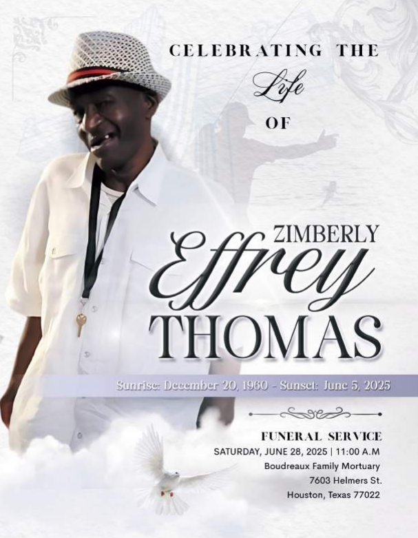 Effrey Zimberly Thomas 1960-2025