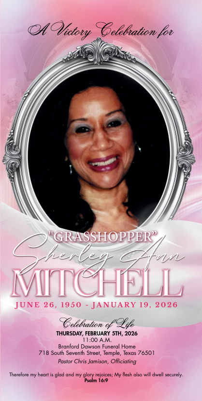 Sherley Ann Mitchell 1950-2026
