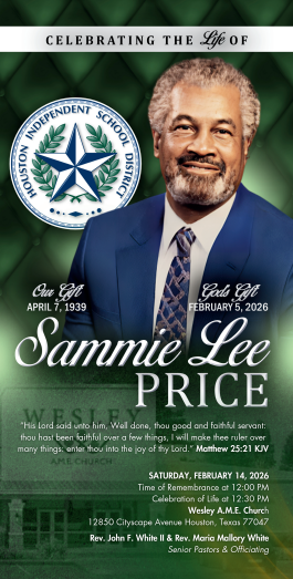 Sammie Lee Price 1939-2026