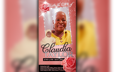 Claudia Taylor 1958 – 2021