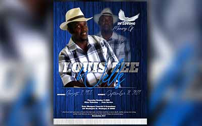 Louie Lee Wells 1955-2021