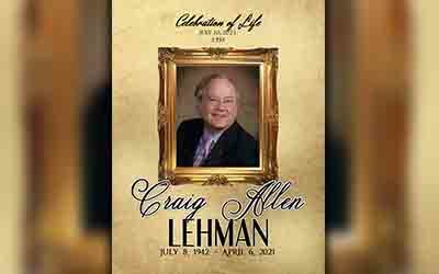 Craig Allen Lehman 1942 – 2021