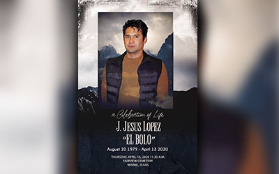 J. Jesus Lopez ”El Bolo” 1979-2020