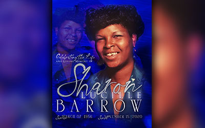 Sharon Lucille Barrow 1956-2020