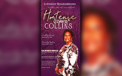 Hortense Davis Collins 1949 – 2020