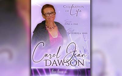 Carol Jean Dawson 1943 – 2020